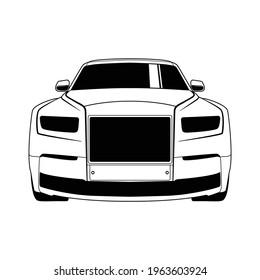 logotipo de coche negro con fondo blanco