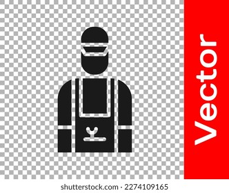 Black Car mechanic icon isolated on transparent background. Car repair and service.  Vector Illustration - Powered by Shutterstock - Get 15% off with code: PIKWIZARD15