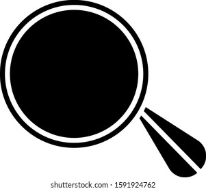 Black Car mirror icon isolated on white background.  Vector Illustration