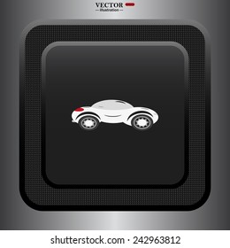 black car , vector illustration, EPS 10