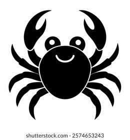 Black carb icon vector on white background.