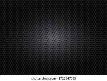black carbon fiber texture banner abstract background. illustration vector.