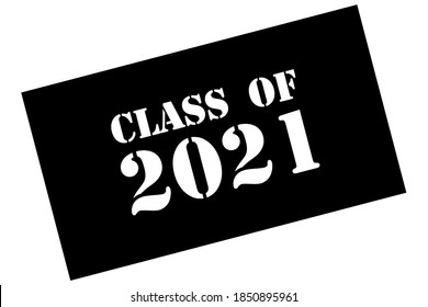 Schwarze Kartenklasse 2020 auf weißem Hintergrund. Vintage Vektor Poster, Banner. Luxuriöse Design, Vektorgrafik.