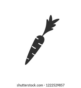 black carrot with long leaf icon