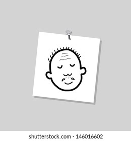 black cartoon set for use