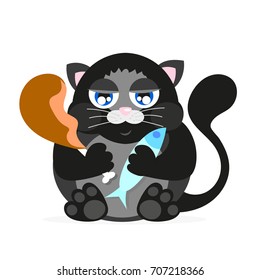 black cat animal