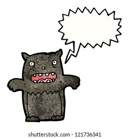 black cat cartoon