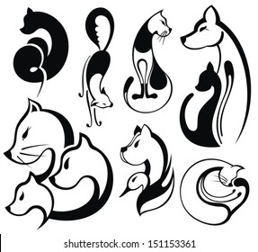 Black cat design