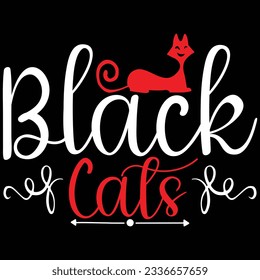 Black Cat, design and vector file.
