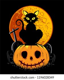 black cat halloween