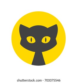 Black cat icon
