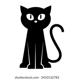 Black Cat Icon, Logo and Graphics