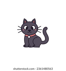 Black Cat illustration for web, promotion, etc