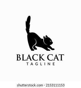 Designvorlage für schwarze Katze