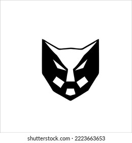 Logo für schwarze Katze für Ihr Symbol, Ihre Marke und Ihre Identität