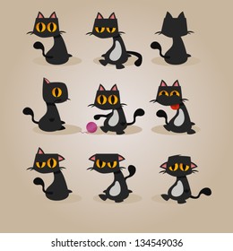 black cat set