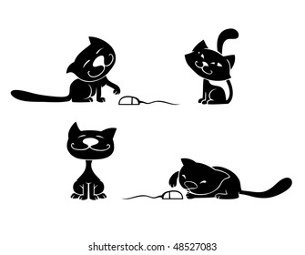 black cat set
