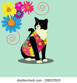 Black cat shirt