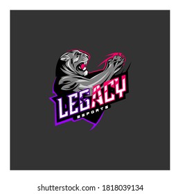 black cat ,tiger or phanter logo team gaming