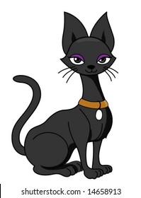 Black Cat - Vector