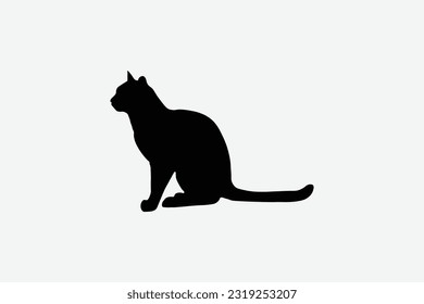 black cat vector free desigen