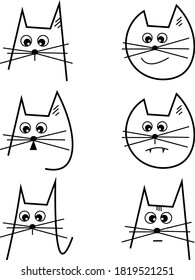 black cat vector graphics design