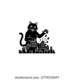 Black cat wreaking havoc on city