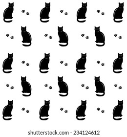 Cat Kitten Cat Paw Foot Print Stock Vector (Royalty Free) 772799998 ...