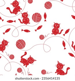 Black cats pattern. Can be printed on any material: package, merch, fabric, home. space pattern.
