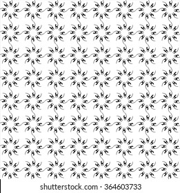 black cats pattern design