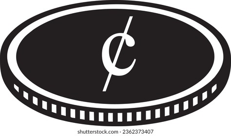 black cent vector high quality files 