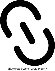Black chain link for web address