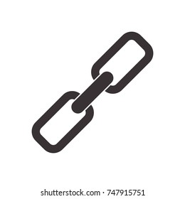 black chain symbol icon design