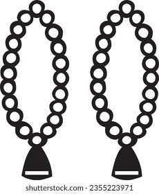 Black chain  vector high quality files 