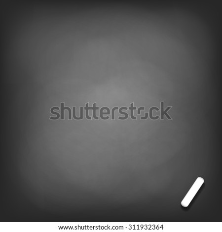 Black chalk board background. Stock vector image.