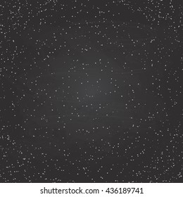 Black chalkboard background with dots. Vector illustration with school board.