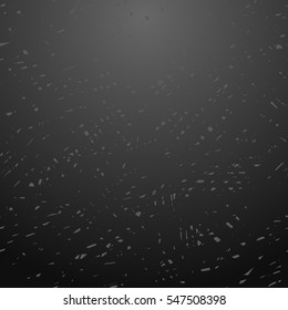 Black chalkboard background. School blackboard texture. For cards, banners, posters. Vector illustration stock vector.