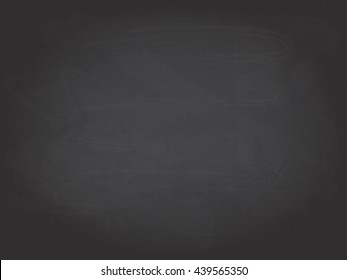 Black Chalkboard Background. Vector Illustration With School Board.