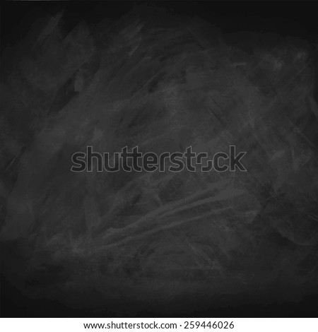 Black Chalkboard Background Vector Illustration Stock Vector (Royalty