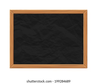 Black chalkboard, vector illustration, eps10