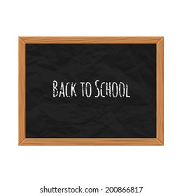 Black Chalkboard Vector Illustration Eps10 Stock Vector (Royalty Free ...