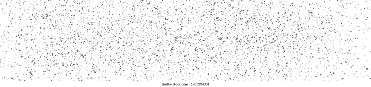 Black chaotic dots particles abstract banner design. Futuristic vector background