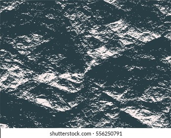 Black charcoal relief surface texture. Old concrete wall. Monochrome image. Grunge distress texture.Vector template.