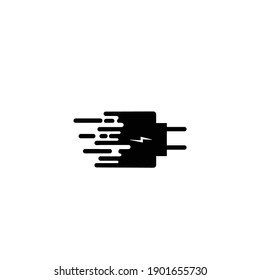 black charger logo illustration design