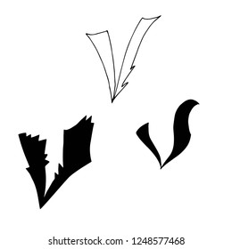 Black check mark icon. Tick symbol in black color, vector illustration.