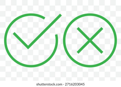 Conjunto de iconos de marca de verificación negra. Colección de ícono de Vector de marca de verificación. Icono marcado o signo de elección correcta. Marca de verificación o pictograma de Casilla de verificación. Ilustración vectorial
