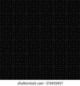 Patrón neutro sin soldadura negro y marcado gris para el diseño moderno en estilo plano. Fondo del vector geométrico inclinable.