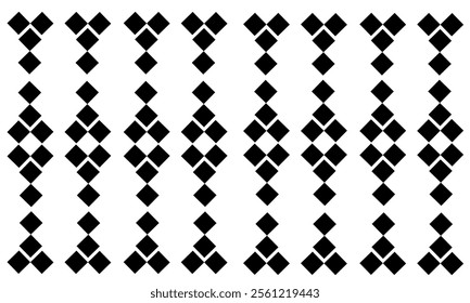 Black Checkerboard Background Vector Abstract Seamless Pattern popular grid pattern Print Japanese