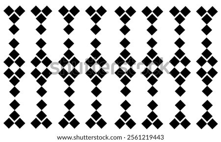 Black Checkerboard Background Vector Abstract Seamless Pattern popular grid pattern Print Japanese