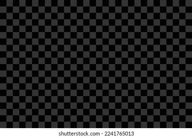 Black checkerboard gingham plaid vector image, chess game board background